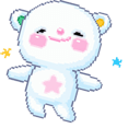 Cute Bear Dancing Pixel Animated hand cursor