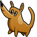 Cute Brown Dog arrow cursor