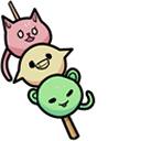 Cute Dando & Mochi Sweets arrow cursor