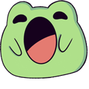 Cute Frog Pop Cat Meme Animated hand cursor