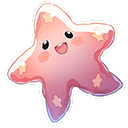 Cute Pink Starfish Animated arrow cursor