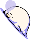 Cute Seal Sleep Animated arrow cursor