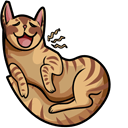 Cute Sleepy Kitty hand cursor