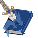 Dagger in a Book Animated arrow cursor