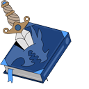 Dagger in a Book Animated hand cursor