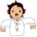 Demon Slayer Tanjiro Kamado Boom Boom Animated hand cursor