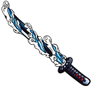 Demon Slayer Water Breathing Sword Animated arrow cursor