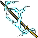 Demon Slayer Zenitsu Agatsuma & Nichirin Blade arrow cursor