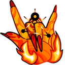 Demonic hand cursor