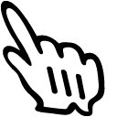 Distorted Prank macOS Animated hand cursor