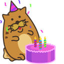 Doodle Cats Bday hand cursor