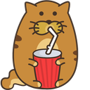 Doodle Cats Soda arrow cursor