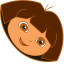 Dora the Explorer & Boots Animated arrow cursor