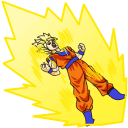 Dragon Ball Goku Power Up Animated arrow cursor