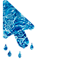 Dripping Water Animated arrow cursor