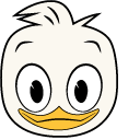 DuckTales Dewey Duck Animated hand cursor