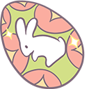 Easter Egg & Bunny Animated arrow cursor