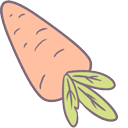 Easter Egg & Carrot Animated hand cursor