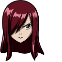 Fairy Tail Erza Scarlet & Heart Kreuz Sword Animated hand cursor