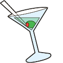 Family Guy Brian Griffin & Cocktail arrow cursor