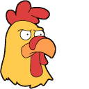 Family Guy Ernie the Giant Chicken hand cursor