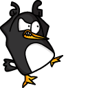 Fancy Pants Adventures Angry Penguin Animated hand cursor