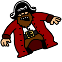 Fancy Pants Adventures Captain Manly Beard Animated hand cursor