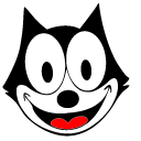 Felix the Cat Felix & Magic Bag hand cursor