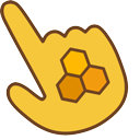 Flowing Honey Animated hand cursor