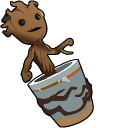 Fortnite Groot Skin & Sapling Groot Back Bling arrow cursor