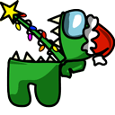 Friday Night Funkin’ Christmas Green Impostor hand cursor