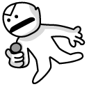 Friday Night Funkin’ Little Man & Mic Animated arrow cursor