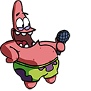 Friday Night Funkin’ Patrick Star Animated hand cursor