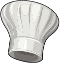 Friends Monica Geller & Chef’s Cap arrow cursor