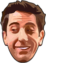 Friends Ross Geller & Dinosaur Skull hand cursor