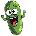 Funny Pickle Animated arrow cursor