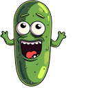 Funny Pickle Animated hand cursor