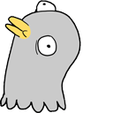 Funny Pigeon Head Animated hand cursor