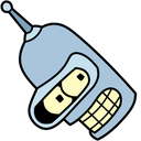 Futurama Bender & Planet Express Ship hand cursor