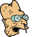 Futurama Professor Farnsworth Animated arrow cursor