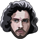 Game of Thrones Jon Snow & Longclaw Sword hand cursor