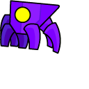 Geometry Dash Purple Spider 1 & Cube 1 Animated arrow cursor