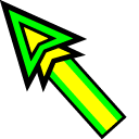 Geometry Dash Wave 2 & Cube 9 arrow cursor