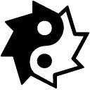 Geometry Dash Yin Yang Ball Animated hand cursor