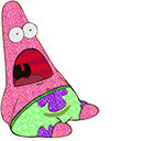 Glitters Surprised Patrick Meme Animated arrow cursor