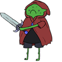 Goblin with Sword Animated hand cursor