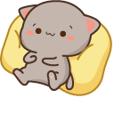 Goma Cat on Pillow Animated arrow cursor