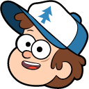 Gravity Falls Dipper Pines & Trucker Hat hand cursor