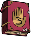 Gravity Falls Journal 3 Animated hand cursor