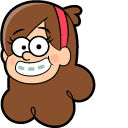 Gravity Falls Mabel Pines & Shooting Star hand cursor